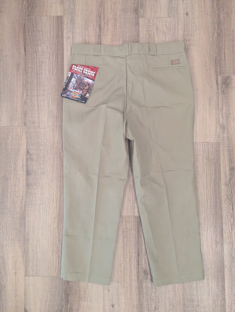 Vintage Y2K Dickies 874 Work Pants 44x29 Khaki USA Made Deadstock NWT